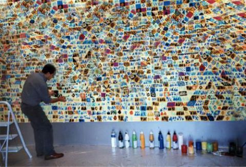 Fresque. Paris porte de versailles